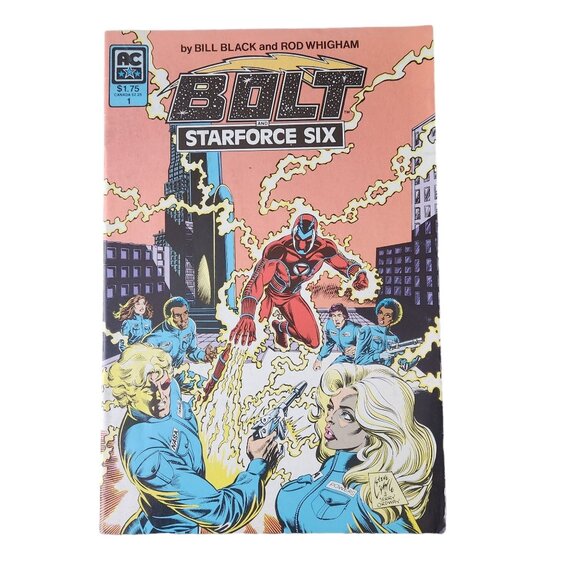AC Comics Bolt Starforce Six #1 1984 Comic Book Collector Bagged Boarded - Picture 1 of 3